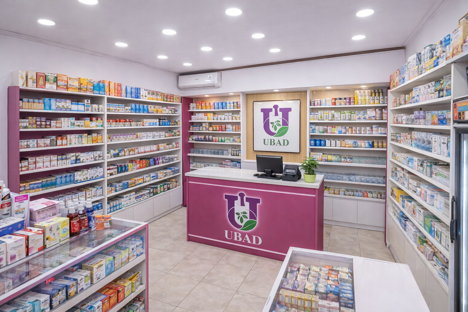 Suasana dalam Apotek UBAD
